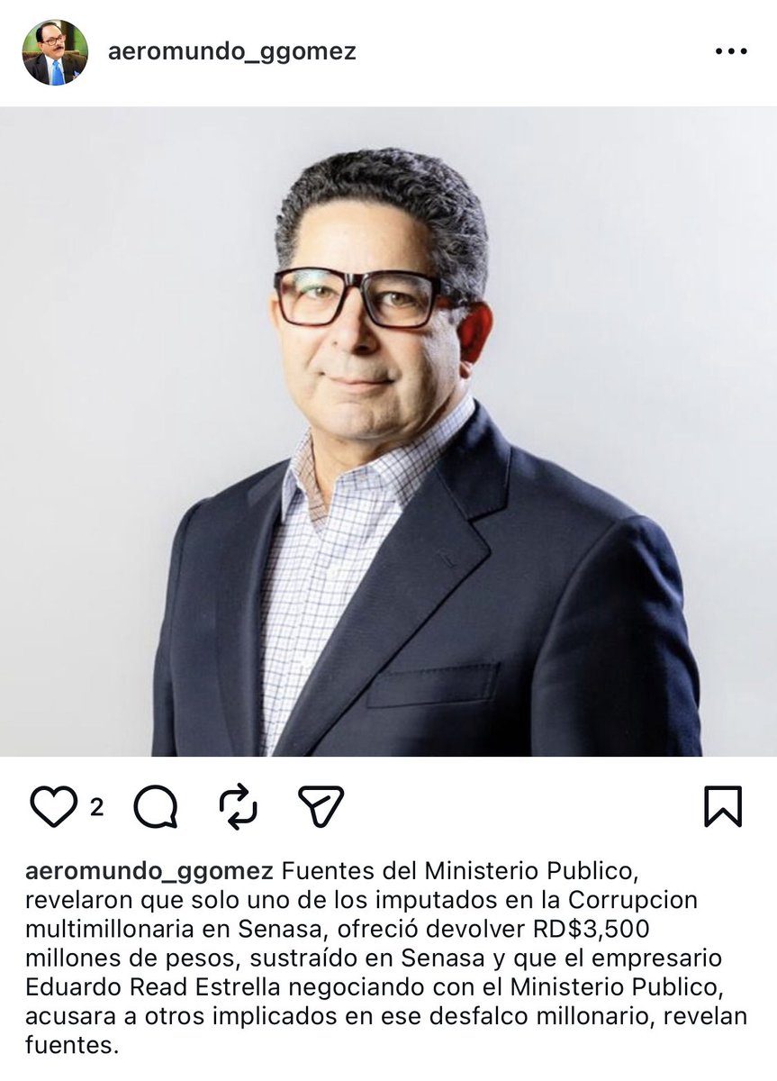 Elgato471658421's tweet photo. #URGENTE Solo uno de los implicados en el caso de Senasa ofrece regresar de lo robado 3500 mil millones.  En serio? Y con cuanto se esta quedado? Santiago Hazim cuanto tiene? Y Abinader quiere decirle a la Republica que el NO sabia! #RepublicaDominicana #SENASA #Bitcoin https://t.co/bh1HTf024m