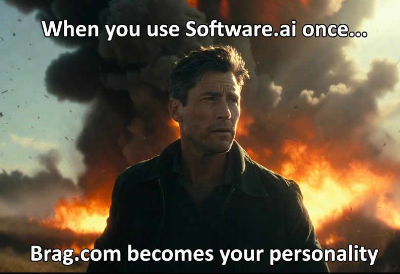 One prompt on Software.ai and suddenly your entire timeline is just you walking away from explosions yelling 'I did this in 30 seconds with AI <a href="/domaprotocol/">Doma Protocol</a>