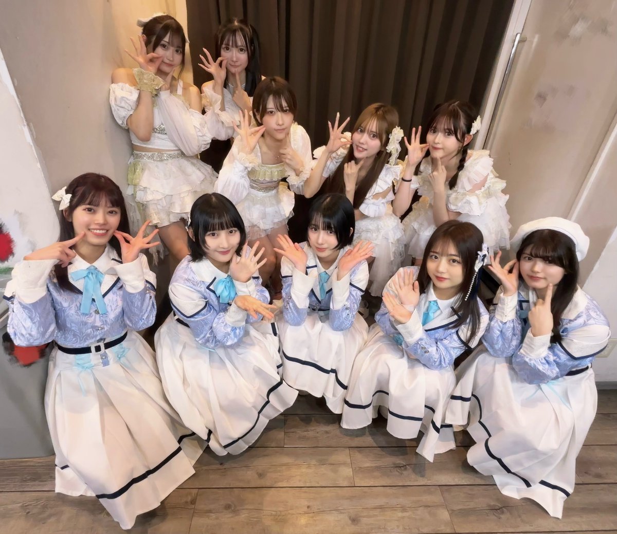 NEFRALISE's tweet photo. .

『NEFRA MODE #4』 ありがとうございました.ᐟ.ᐟ

本日で4回目終了！
iRiNEさん(@iRiNE_official )ドレスメイドさん(@DRESSMAID_info )LIT MOONさん(@LITMOON_JPN )皆さんありがとうございました！

＜本日のセトリ＞
M1.SummerTry,SummerLove
M2.空ガール
M3.Sparkle Days
M4.君ってロマンス
M5.青のエスキース

次回のライブは…＜12月11日(木)＞
5連戦の最終回となってしまいます😭しかし、MC中に発表もあった通り…

　　　  ＼NEFRA MODE #5 にて新曲初披露.ᐟ.ᐟ／

🪧NEFRA MODE #5
📍Shibuya Milkyway
⏰OPEN 18:00 / START 18:30
🎤Live：19:45〜20:10
📸物販：終演後物販 / 20:15〜21:30
💰優先チケット ¥2,500 / 一般チケット ¥500 ※別途1D
🔗https://t.co/cXiKZ6nKXs
🎁入場指名特典：サインつきチェキ券 ※優先チケットの方のみ

#NEFRALISE
#ネフラリゼ