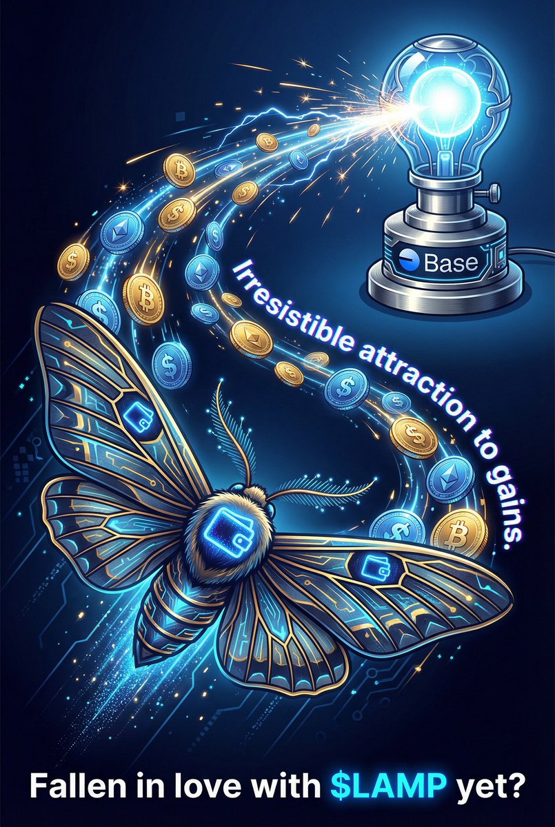 When you spot $LAMP on Base: Instant attraction. Who's joining the swarm? 
 CA:0x3F0CD4371b55aa7827E2ecc4F76DB46861289675