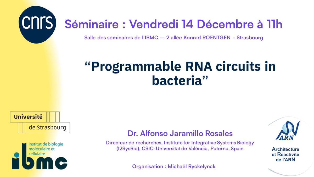 ARN - IBMC - CNRS tweet media