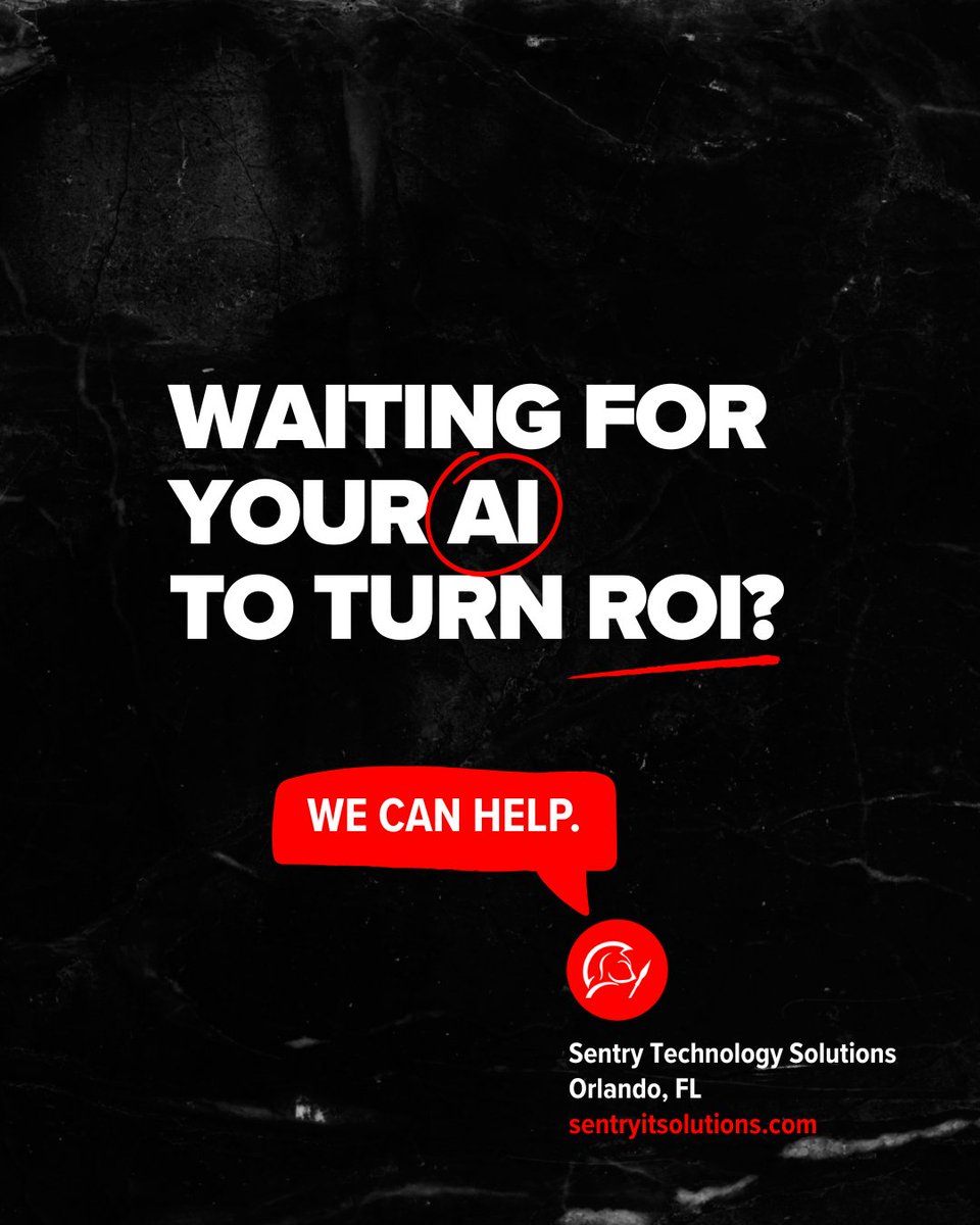 Don't go another day trying to figure out AI on your own. We're just a click away.

#AI #AIimplementation #SentryTech