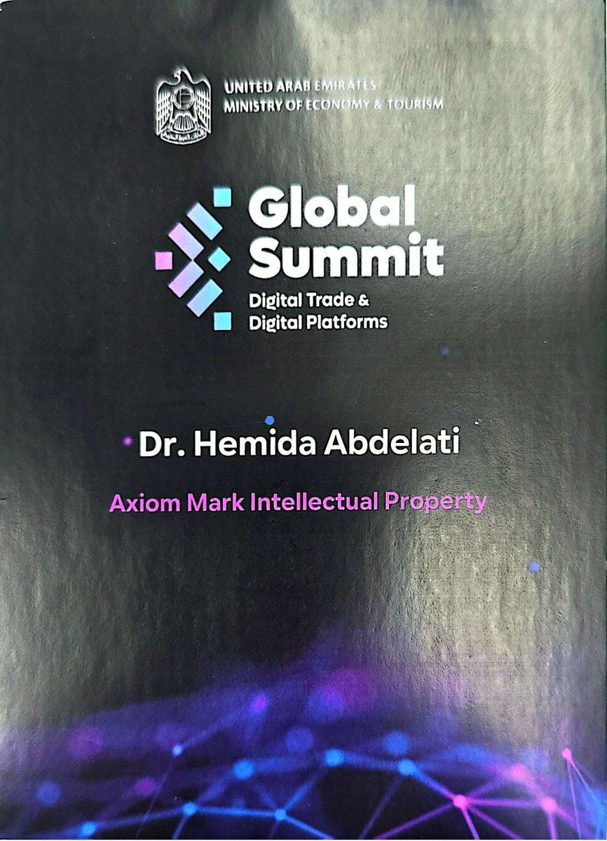 axiom_mark's tweet photo. Here are a few moments from the landmark Global Summit on Digital Trade and Digital Platforms, hosted by the UAE Ministry of Economy & Tourism in collaboration with UNCITRAL.
#uncitral #innovation #axiommark #digitalfuture #uaeevents https://t.co/op7vn0MYyB