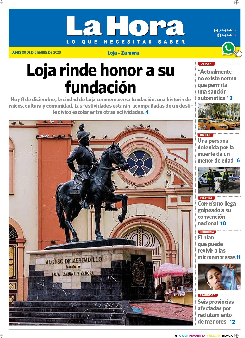 ¡Buenos días, lectores! ☀️ Compartimos la edición de este lunes 08 de diciembre de 2025 👉 acortar.link/gYQ5uL