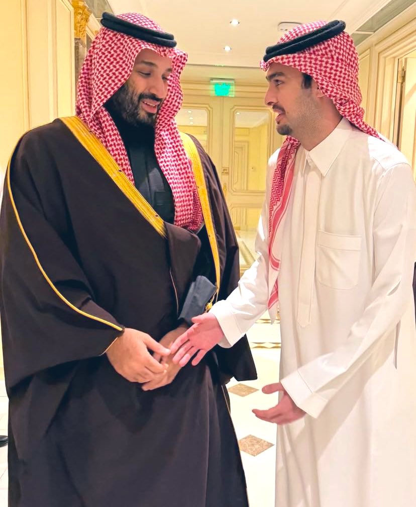 سيدي #ولي_العهد الأمير #محمد_بن_سلمان وابن عمه الأمير عبدالمجيد بن عبدالإله بن عبدالعزيز 🇸🇦