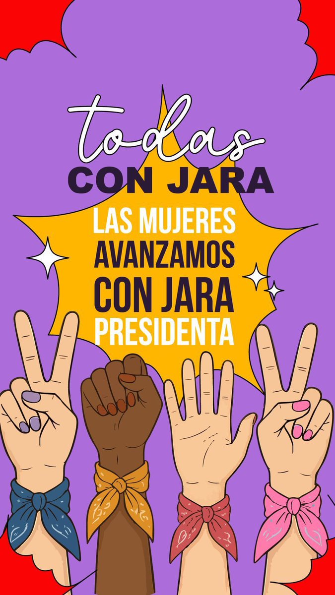 corafem's tweet photo. 📣 Las mujeres avanzamos con Jara ❤️‍🔥

 #TodasPorJara
#TodasConJara 
#NoRetrocedemos
#MujeresSumando https://t.co/VnP77s6sDa