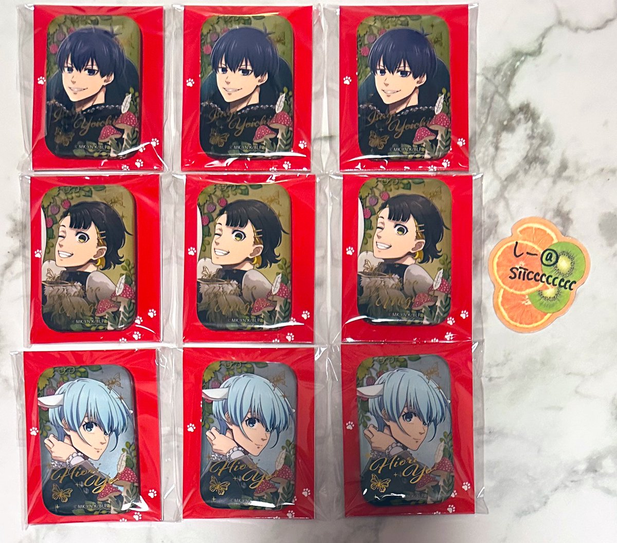 交換】 ブルーロック マズル ロフト Fairy tale 缶バッジ スクエア缶