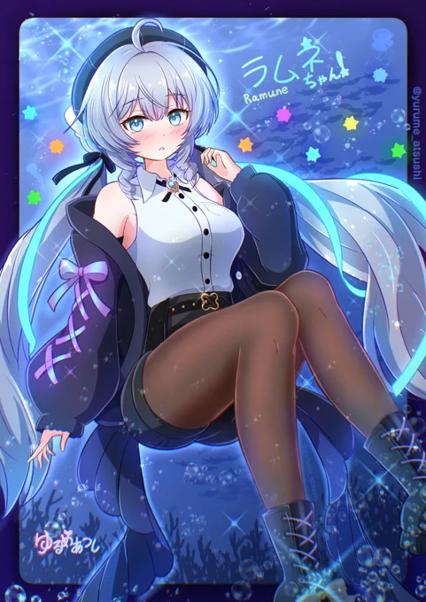 えも研さんのラムネちゃんお絵描き! #Ramune3D_Art #えも研アート