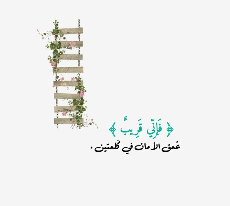 فَإِنِّي قَرِيبٌ🩷..