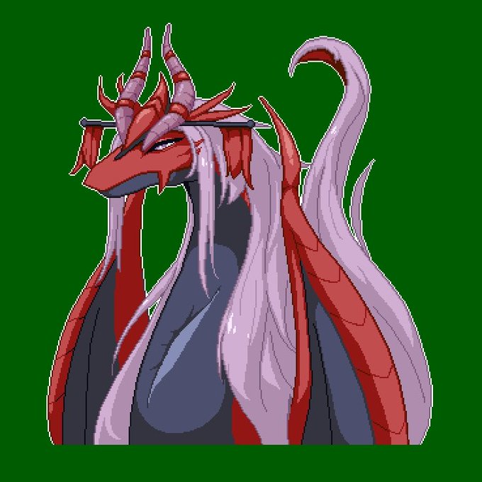 邪龍(シュルストゥーレさんのママ) 勇者一行と賢者達の協力によって次元の狭間に封印されている