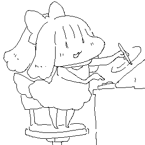 #いぬてぃ 
気軽に描くわふん 