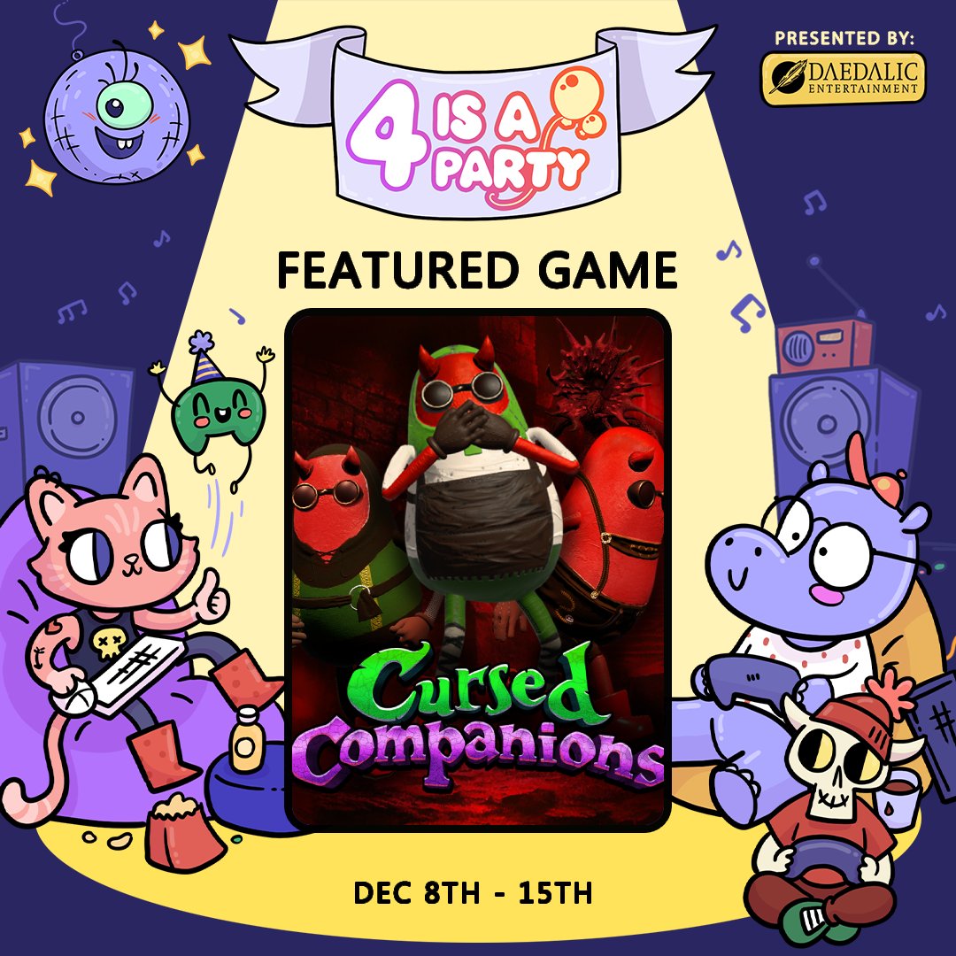 Cursed Companions | 🔥Launching on 20 Nov 2025 ! tweet media