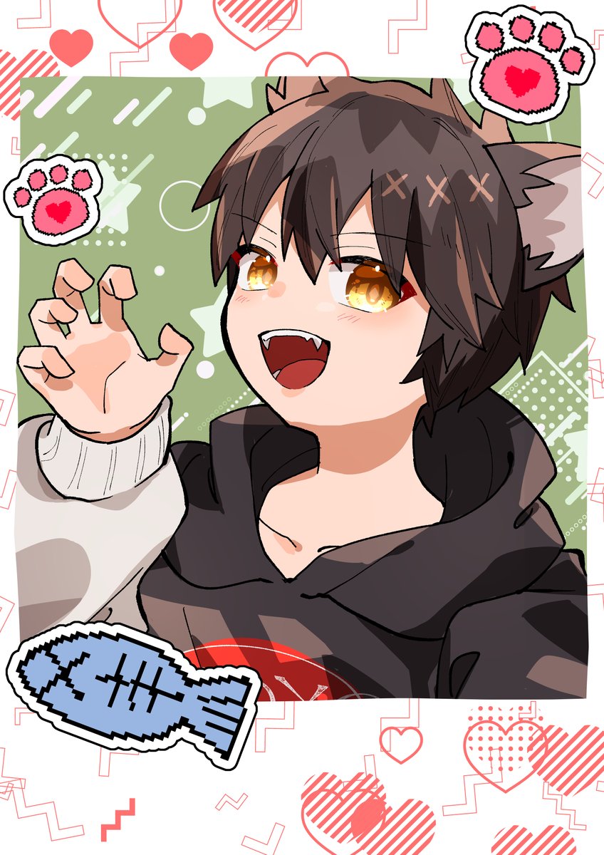 ky0_17's tweet photo. がおーっ https://t.co/4UAleJAenW