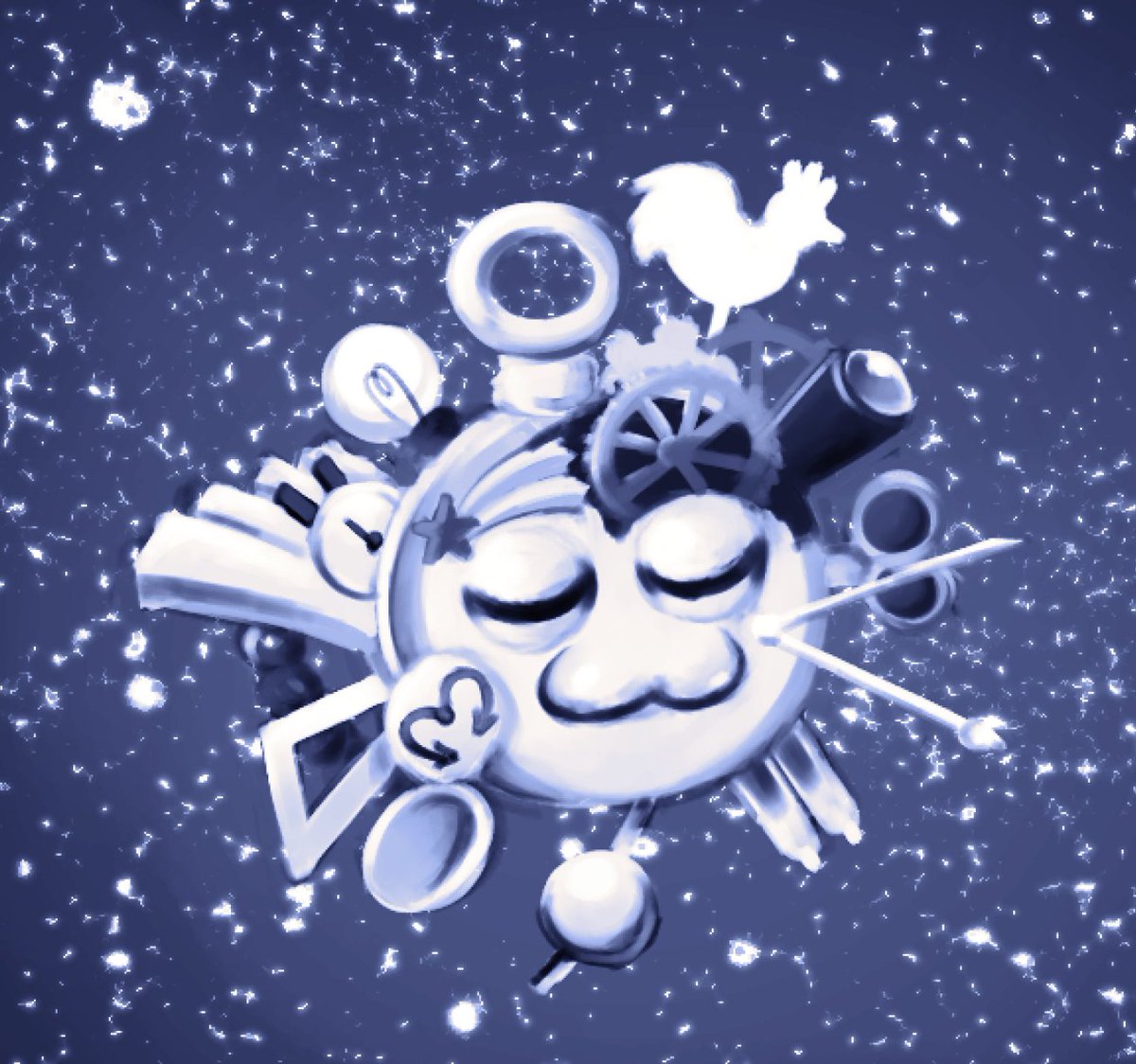 yumenotambourin's tweet image. i spent like an hour painting this nova