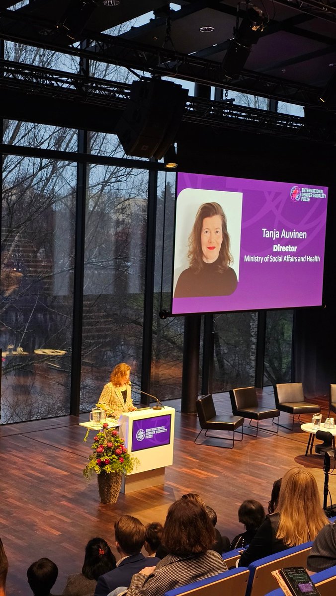 International Gender Equality Prize Finland tweet media