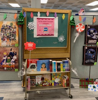 SMSLibraryMed's tweet photo. Check out the Book Fair all this week! @SMSLibraryMed 
Cozy up with a good book! https://t.co/Oq6JkSHoJF