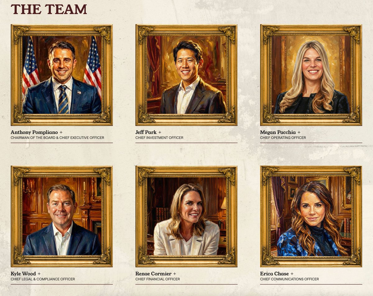 APompliano's tweet image. This is our executive team at ProCap Financial.

Each person brings different skills and experience, but we are united in a single understanding of the future:

"The age of abundance is coming and bitcoin is the hurdle rate."

$BRR
