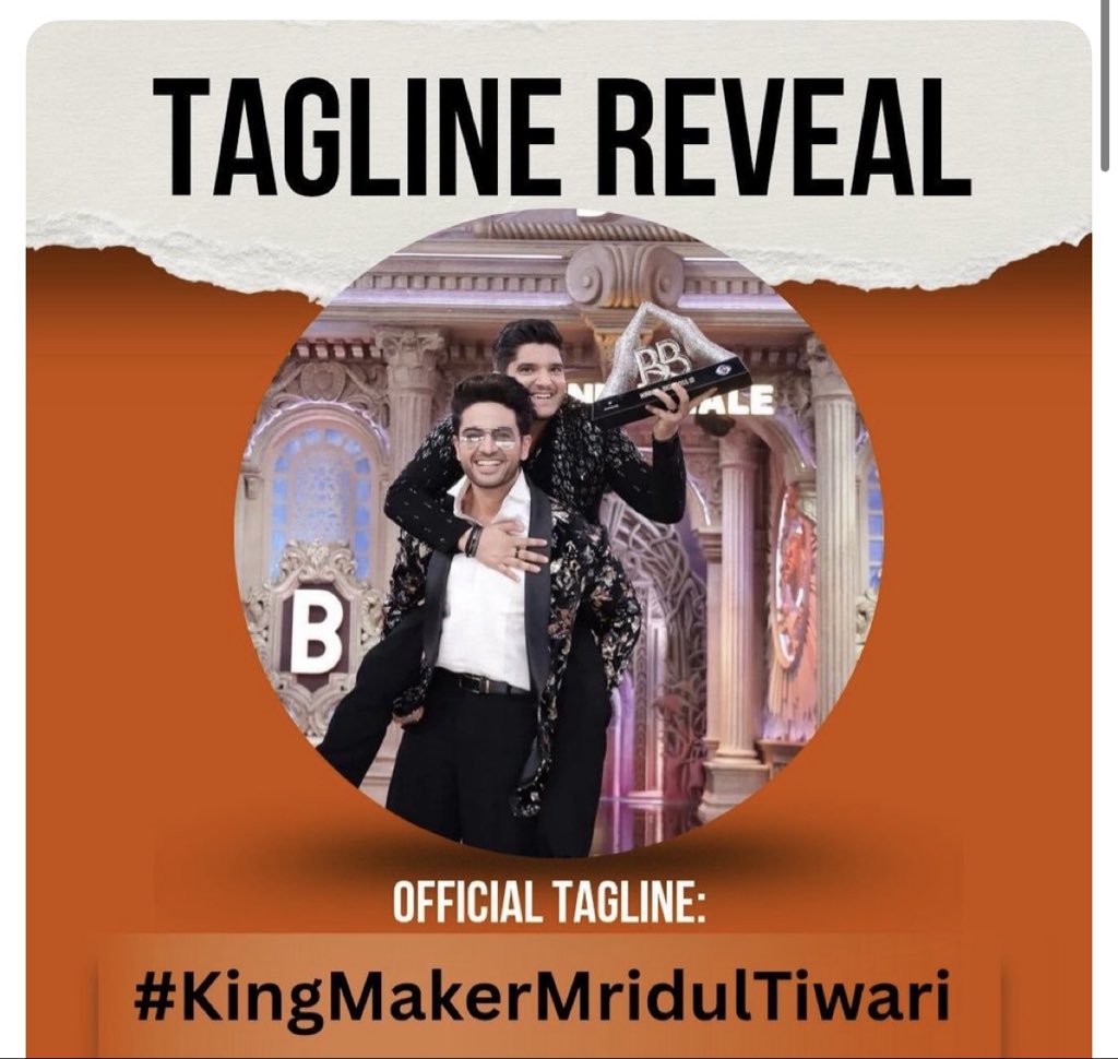 MamgainAar43996's tweet photo. #KingMakerMridulTiwari 
#MridulRealWinner 
In every heart he touched, he became a champion Mridul didn’t just participate — he created emotional memories.🏆🏆 https://t.co/ye0VP1F852