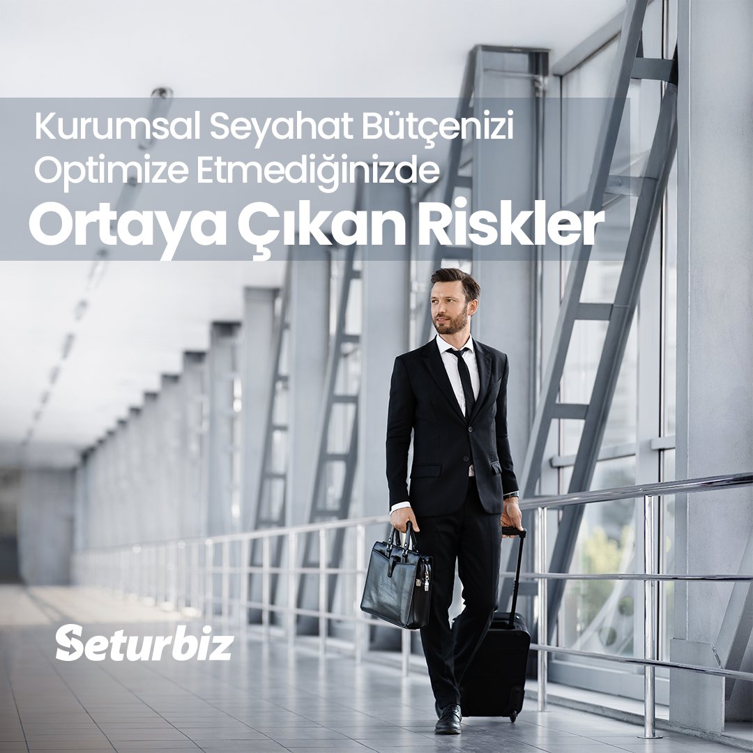 Seturbiz's tweet photo. Kurumsal seyahat bütçenizi optimize etmediğinizde oluşabilecek riskleri kontrol altına alabilirsiniz. Seturbiz ile daha öngörülebilir, daha verimli bir yönetim deneyimi oluşturabilirsiniz!​
​
​#Seturbiz https://t.co/GzqJotIkUG