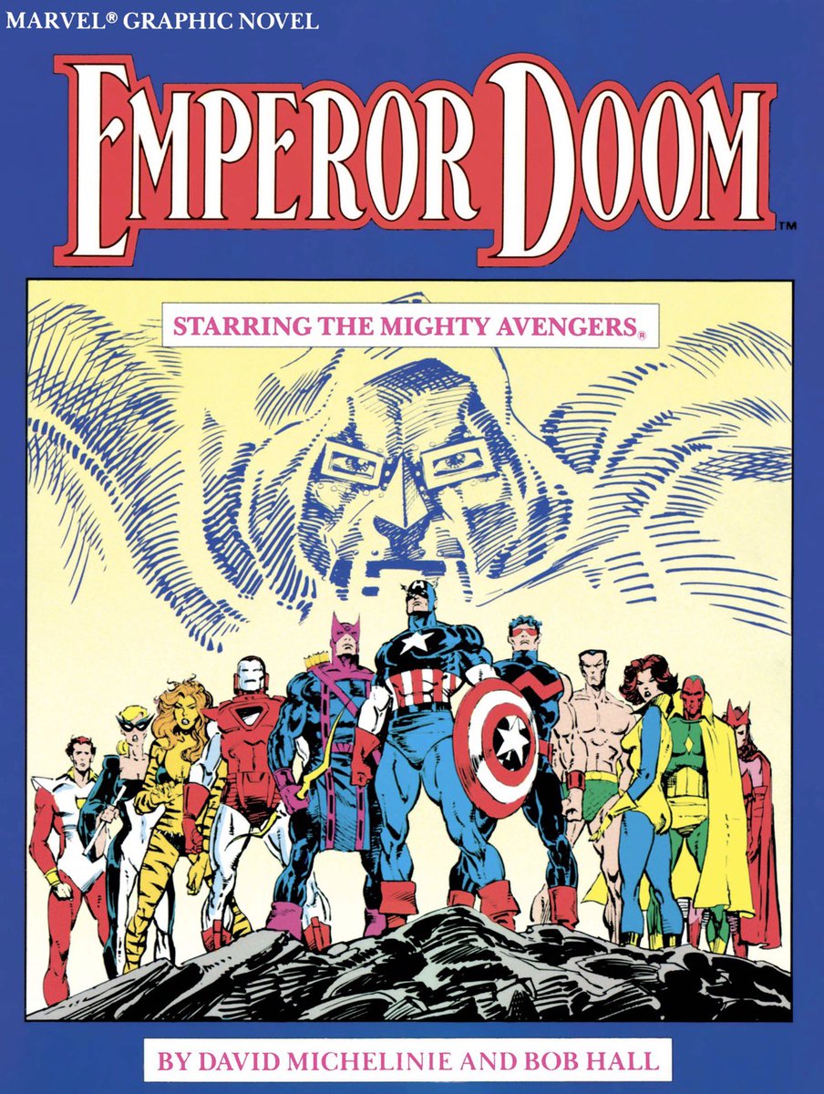 2500). Jun1987.
The TWENTY-FIVE HUNDREDTH Marvel comic of the 1980s! And it’s a huge one—one of the best Marvel OGNs and predating One World Under Doom by 4 decades. As the title implies, DOOM WINS and…rules the world (until he gets bored by it all). Hall/Lopez w/the cover