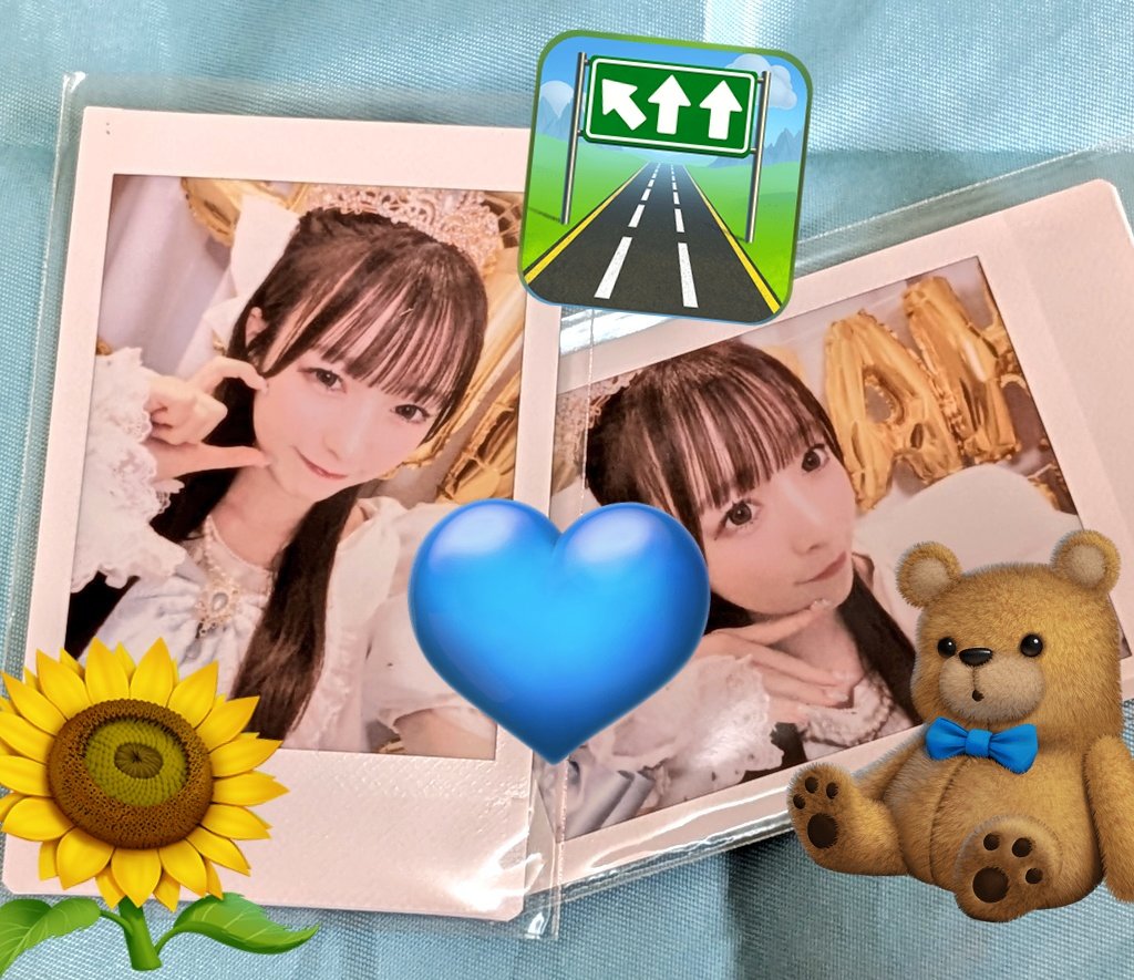 生誕オン特の梅田みゆちゃんのプリントチェキが届きました！この衣装も