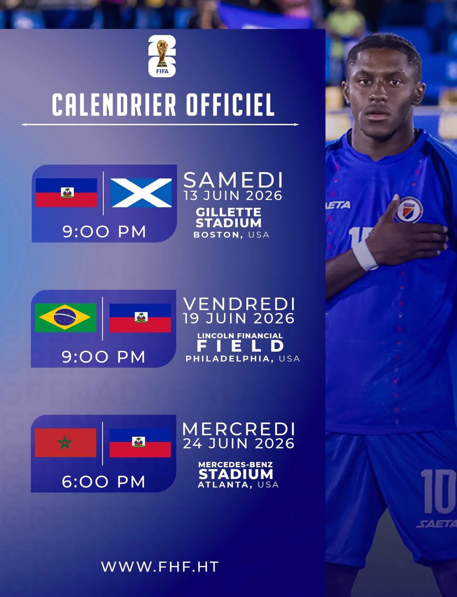 Men sa mwen vin diw; pa kouri al achte ticket paske fifa pako mete ticket yo deyo.
Tann 19 desanm.
Siw achte ticket kounye a ou pran nan scammer ki ap teste mache a. 
Pri ticket ki dispo nan website fifa a pou kounye se ticket vip fifa relel ticket hospitality; wap manje bwè nan