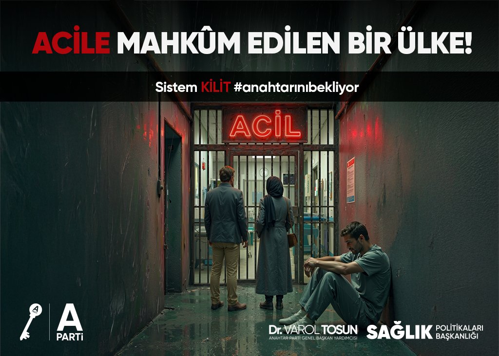 ÇÖZECEĞİZ!
Türkiye’de yılda 140 milyon acil başvurusu var.
Bu başvuruların çoğu acil değil; ihtiyaç duyduğu muayene randevusunu alamayan vatandaş acile başvurmaya mecbur bırakılıyor.

Acil Servisler, randevu krizinin ve planlama eksikliğinin yükünü neredeyse tek başına taşıyor.