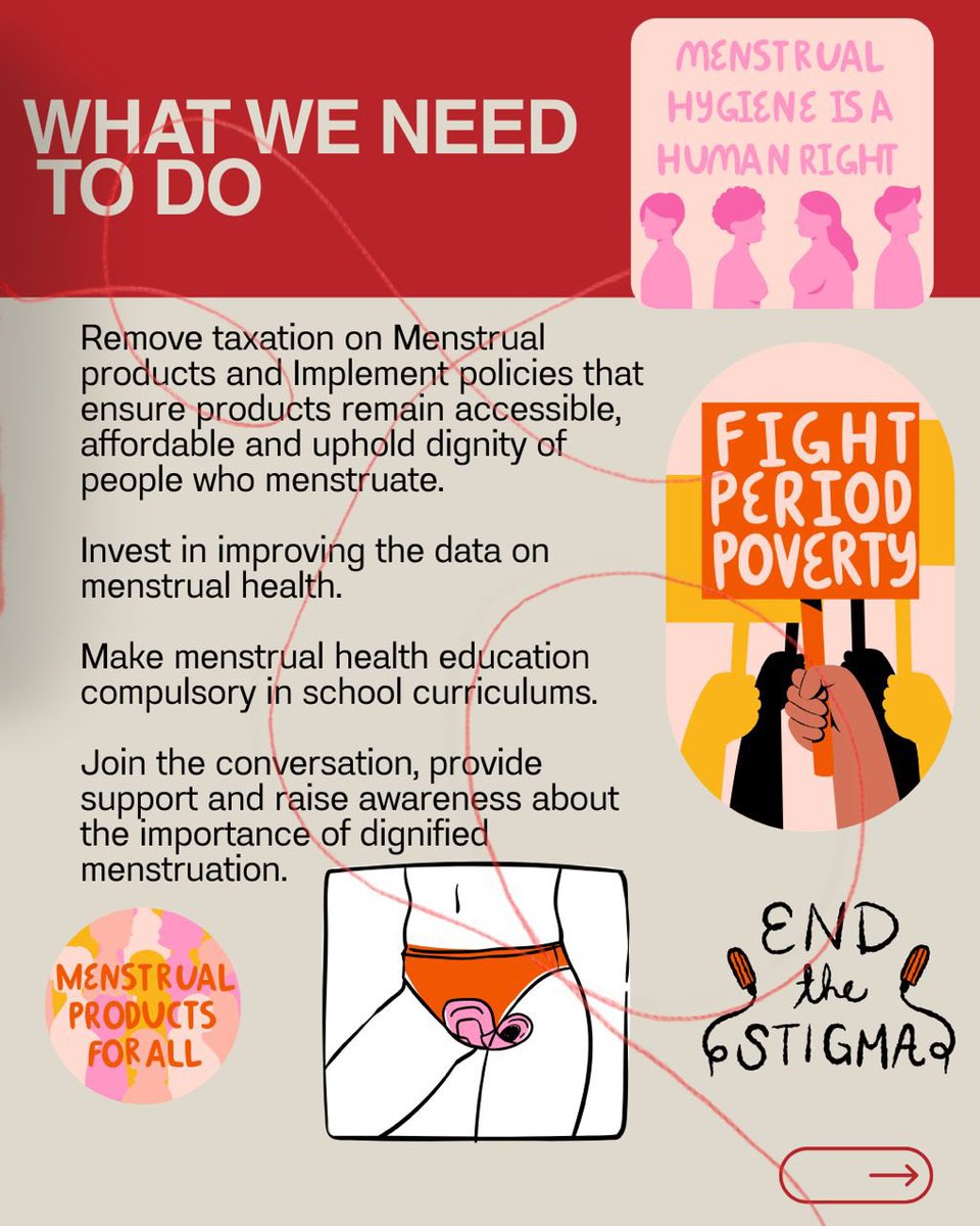 EVA_Nigeria's tweet photo. Menstruation is a basic, natural bodily function.
No one should have to fight for dignity & access to essential products.
On International Day for #DignifiedMenstruation, we demand: Access. Equity. Rights.
Break the silence, end the stigma. #SangPourSang
#RedThread https://t.co/QRxUzKQ5w9
