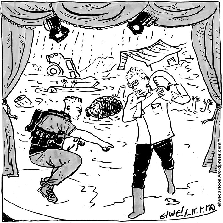 Kamera, eksyen! 
elwecartoon.wordpress.com