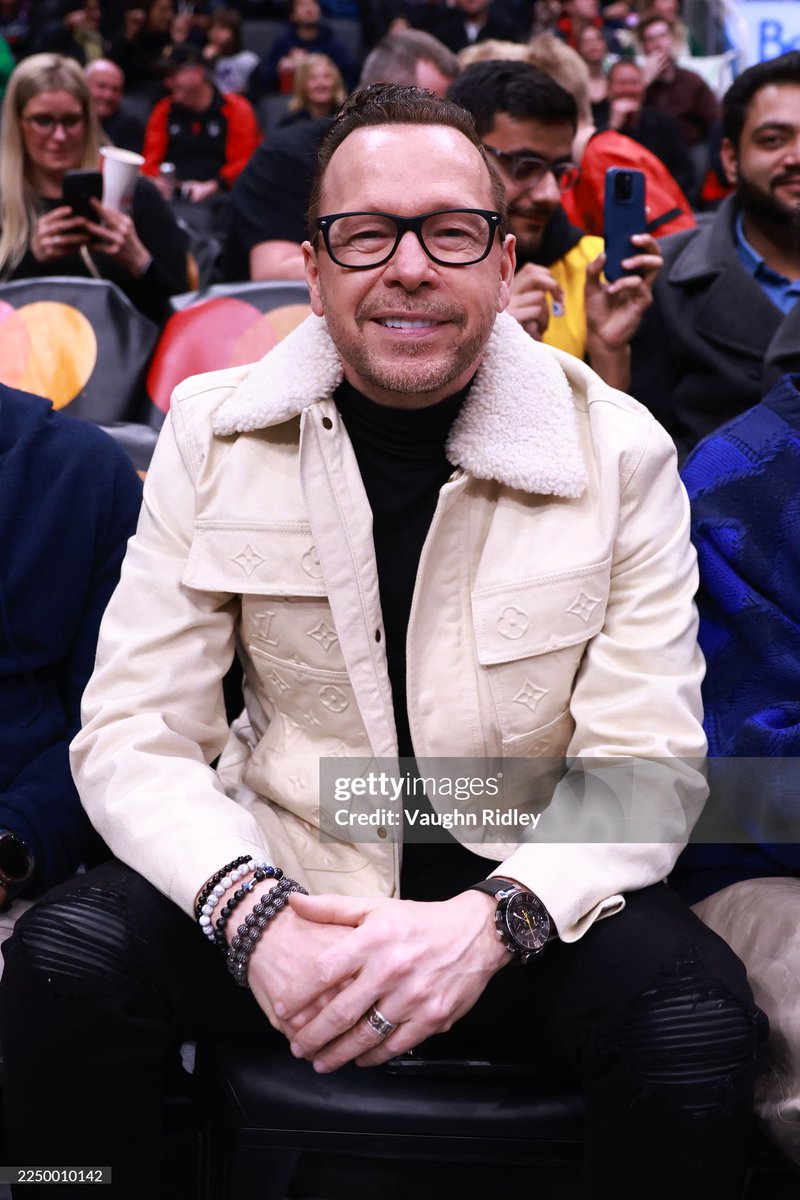 Photos of Donnie at the Celtics vs Toronto Raptors game in Toronto yesterday!