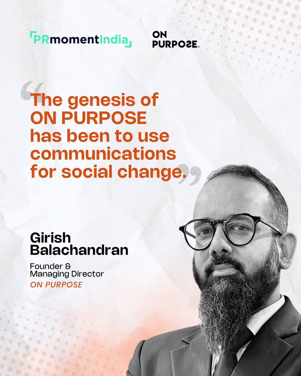 Thrilled to feature in this article as one of the PR agencies practicing purpose.