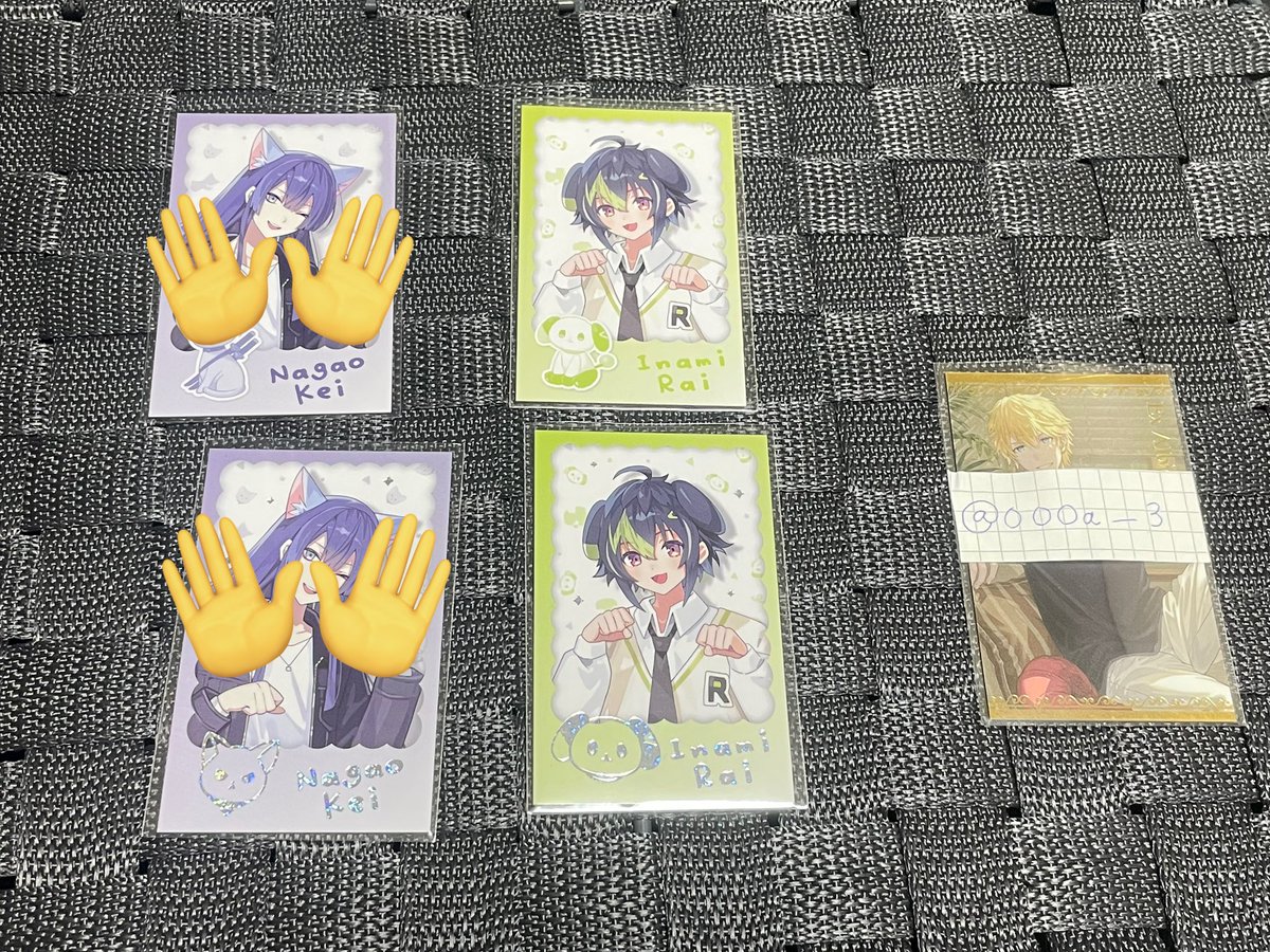000a_3's tweet photo. @ameame_rain_s 初めまして、検索より失礼致します。
当方画像のものを所持してるのですが、R1、N1↔N3との交換は可能でしょうか。ご検討よろしくお願いいたします🙇‍♀️ https://t.co/IEu8DSSbWW