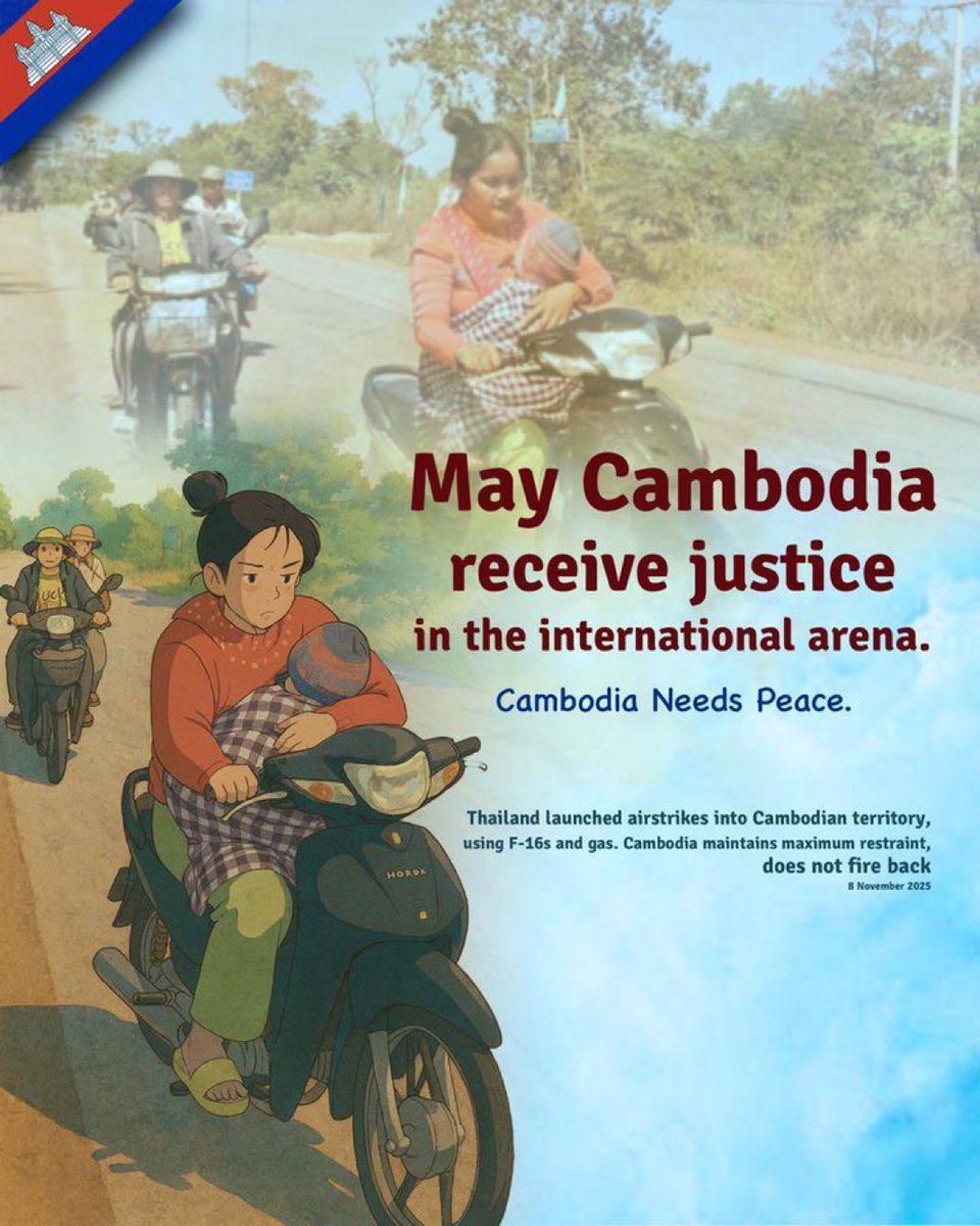 SoneathTe's tweet photo. #ThailandOpenedFireFirst
#ThailandStartedTheWar
#JusticeForCambodia https://t.co/2e0KTwdRJy