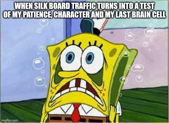 letsbobit's tweet photo. Silk Board traffic builds character.
bob builds savings.
Together we survive Monday evenings.

#bobrides #silkboard #memesdaily #bangaloretraffic https://t.co/yMHYFhQ3nT
