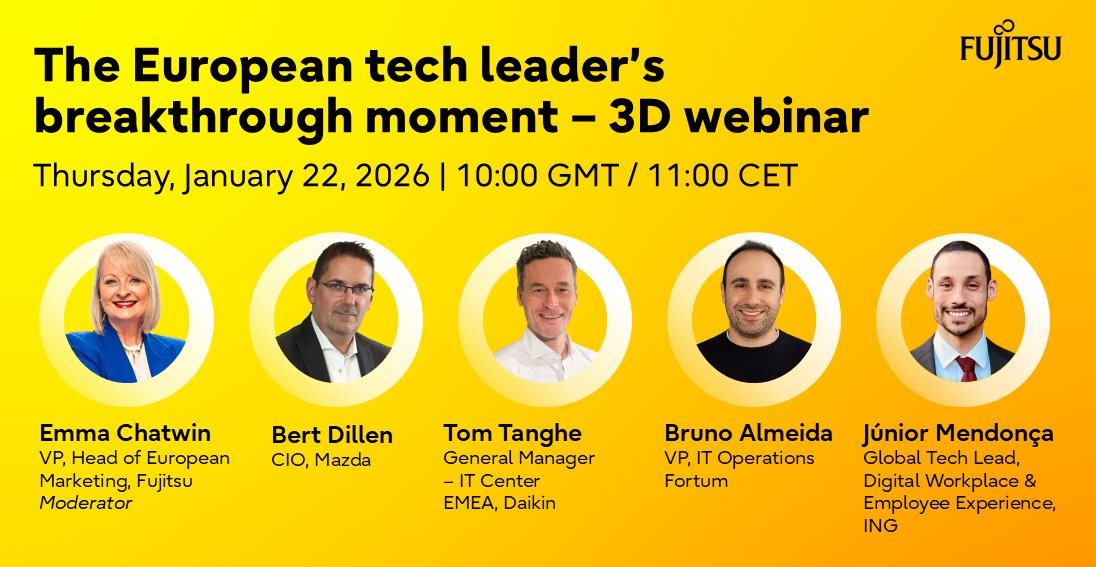 Join us with IT leaders from Mazda, Daikin, Fortum, and ING, to explore how disruption, technology, and leadership are reshaping the IT landscape:
Gain exclusive insights and the playbook for the next era of IT leadership. 📅 Register now: okt.to/TFoX40
