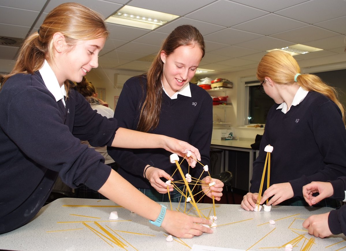 SG_STEM's tweet image. Eureka Challenge 

On Wednesday, teams from all the mixed aged houses competed in the annual Eureka! Senior Challenge. The teams were set three challenges which included constructing a magnetic ‘Gauss gun’. The winners were Aldhelmsted East! Well done all to involved.