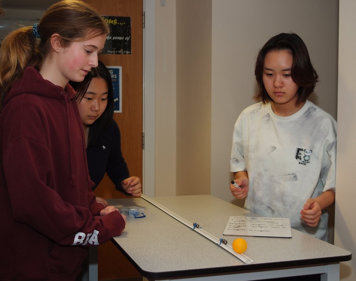 SG_STEM's tweet image. Eureka Challenge 

On Wednesday, teams from all the mixed aged houses competed in the annual Eureka! Senior Challenge. The teams were set three challenges which included constructing a magnetic ‘Gauss gun’. The winners were Aldhelmsted East! Well done all to involved.