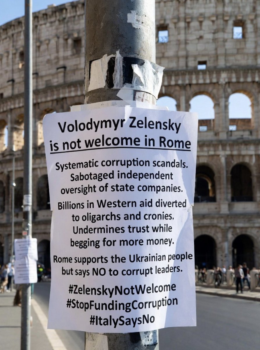 L'Italia dice no a Zelensky