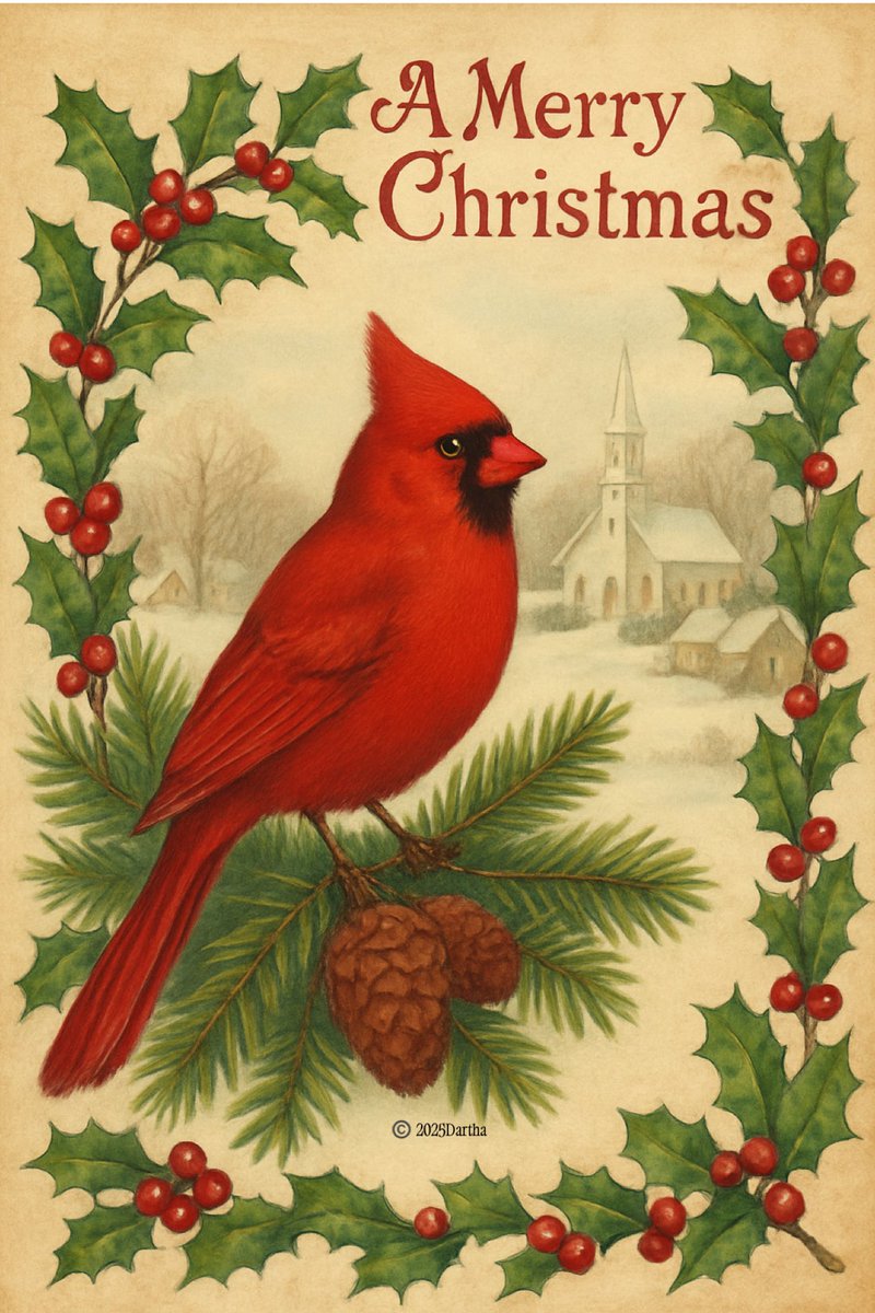 QT your Old Fashioned Christmas Card