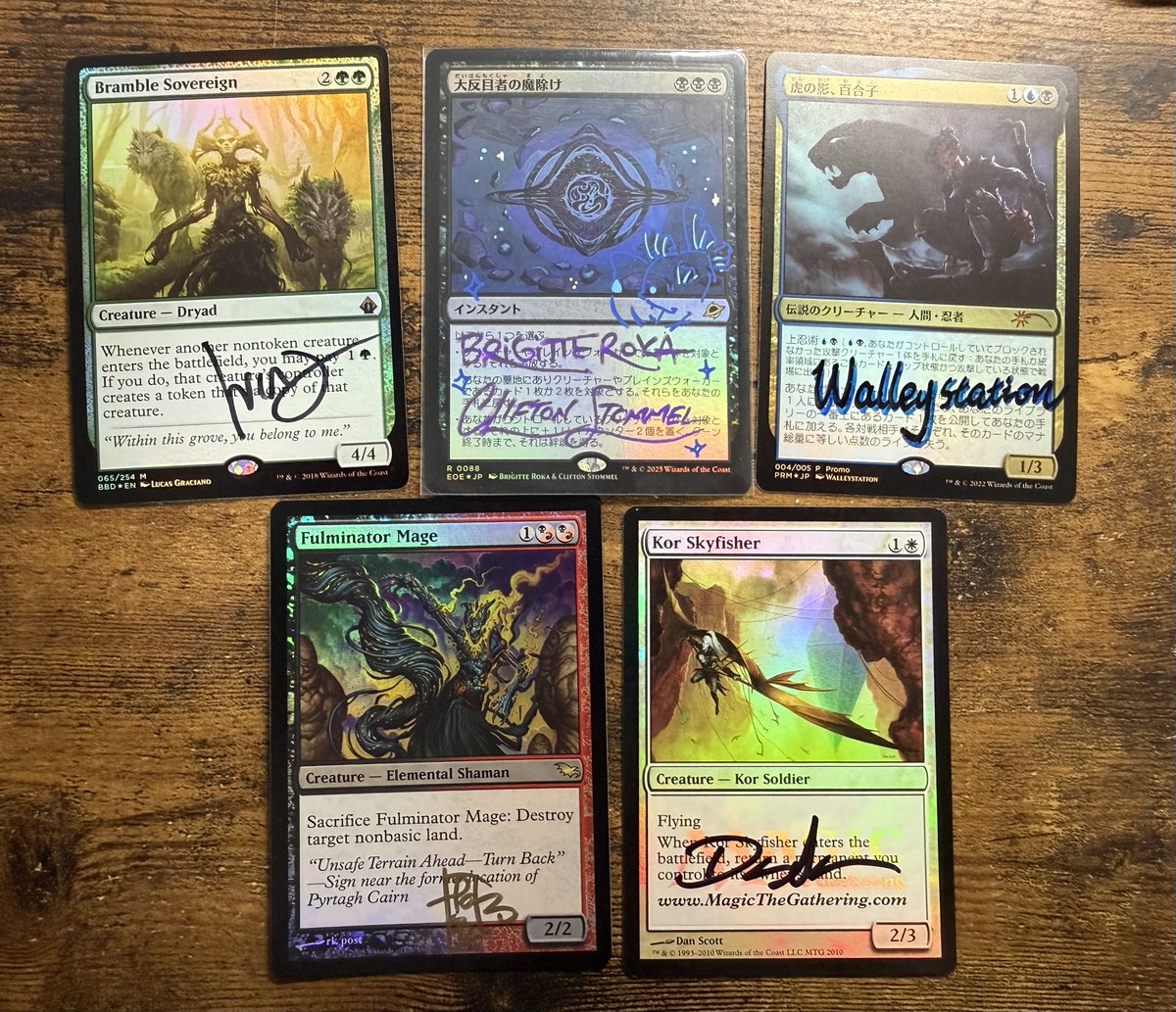 魂売り[英語・FOIL ・サインド] 今日のfoil #今日のサインド 東京mtgさんで色々買ってもうた・:*+