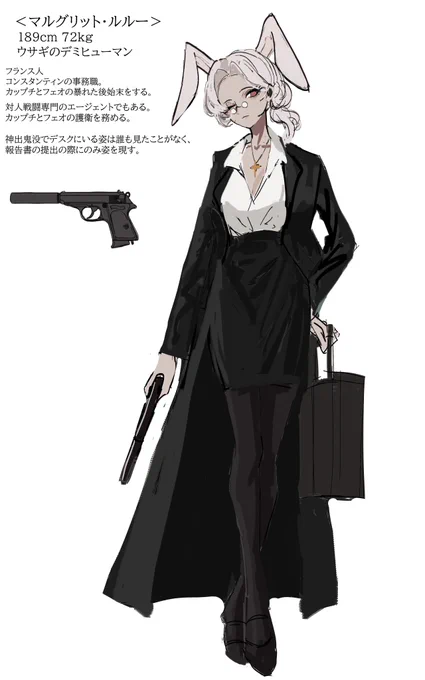 BeastCode999新キャラ、マルグリット・ルルーです