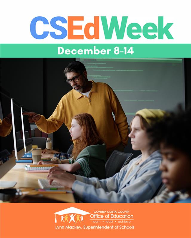 CoCoSchools's tweet photo. 💻✨ Celebrate #CSEdWeek with CCCOE! Join the Hour of AI for fun computer science activities. Share your highlights! Visit our CCCOE hub for resources. https://t.co/gvCWZimjns 
#HourOfAI #CSEdWeek #CCCOE #CSforGood #STEM #CSinSchools https://t.co/wM1U64cam3