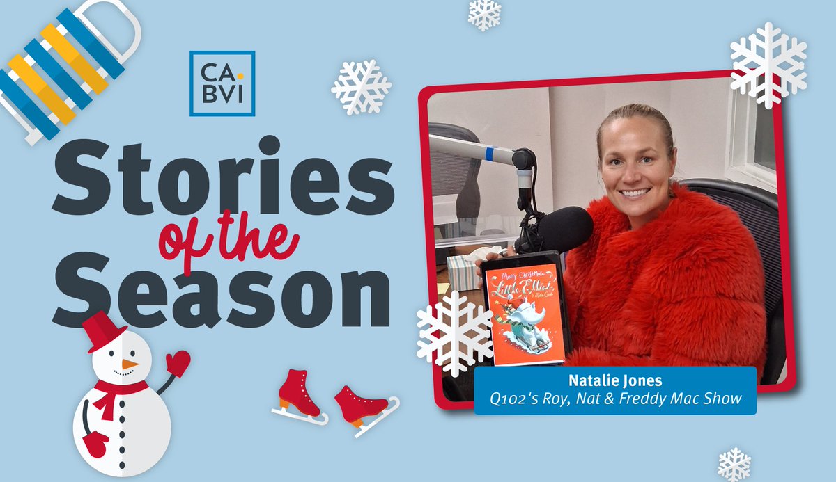 CABVI’s Stories of the Season continues with guest reader Natalie Jones from Q102! 🎅 She shares the festive tale Merry Christmas, Little Elliot, written and illustrated by Mike Curato.

Listen now on our youth podcast channel: rrsyouth.podbean.com/e/stories-of-t… 

#CABVI