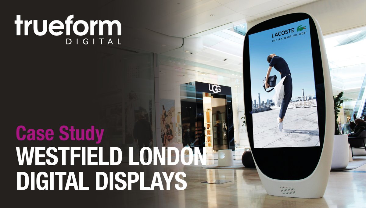 trueformdigital's tweet image. At @westfieldlondon  Trueform Digital installed high-impact interactive #displays for #wayfinding &amp;amp; shopper engagement, boosting customer experience &amp;amp; brand visibility. Full design, installation &amp;amp; maintenance included.
Read more: trueformdigital.com/case-studies
#RetailDigitalDisplay