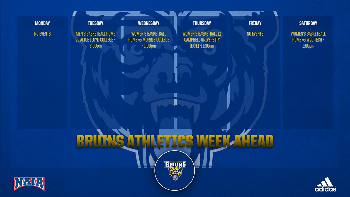 Happy Monday, Bruins! 🌟 A new week means new opportunities for our teams! Get ready to cheer them on to victory! #WeAreCU