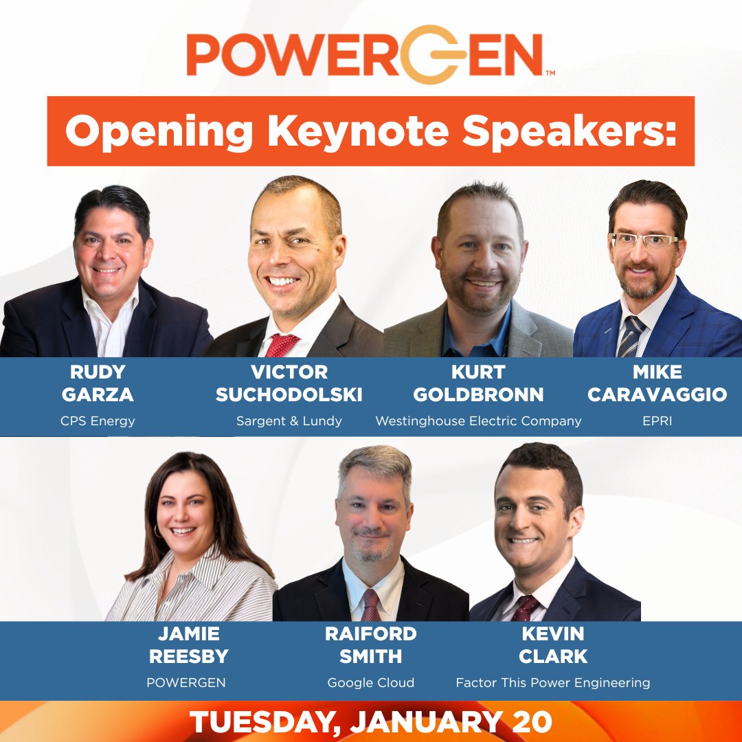 We’re launching POWERGEN 2026 with State of the Industry: Executives Discuss, a powerhouse keynote bringing together leaders who are shaping the future of power generation. This session will unpack the technologies, market shifts and regulatory pressures redefining how we