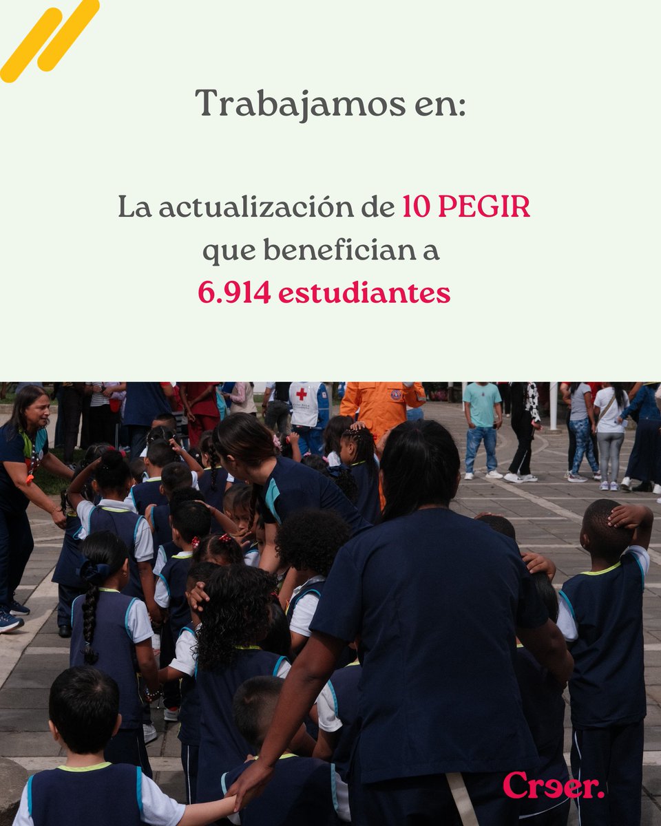 savechcolombia's tweet image. #Creer| Así avanzamos en el Cauca con el Consorcio Creer, fortaleciendo la preparación y la capacidad de respuesta de las comunidades e instituciones ante emergencias. 💪🚨

6.914 personas se benefician con la actualización de 10 PEGIR y más de 400 han participado en asistencias