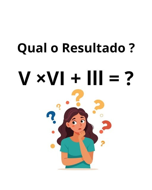 pontinisandra's tweet photo. Só vale resposta em números romanos https://t.co/p98QiRYtEj