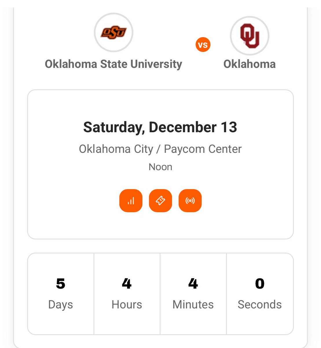 Morning, Cowboy Nation. Bedlam Week starts now.