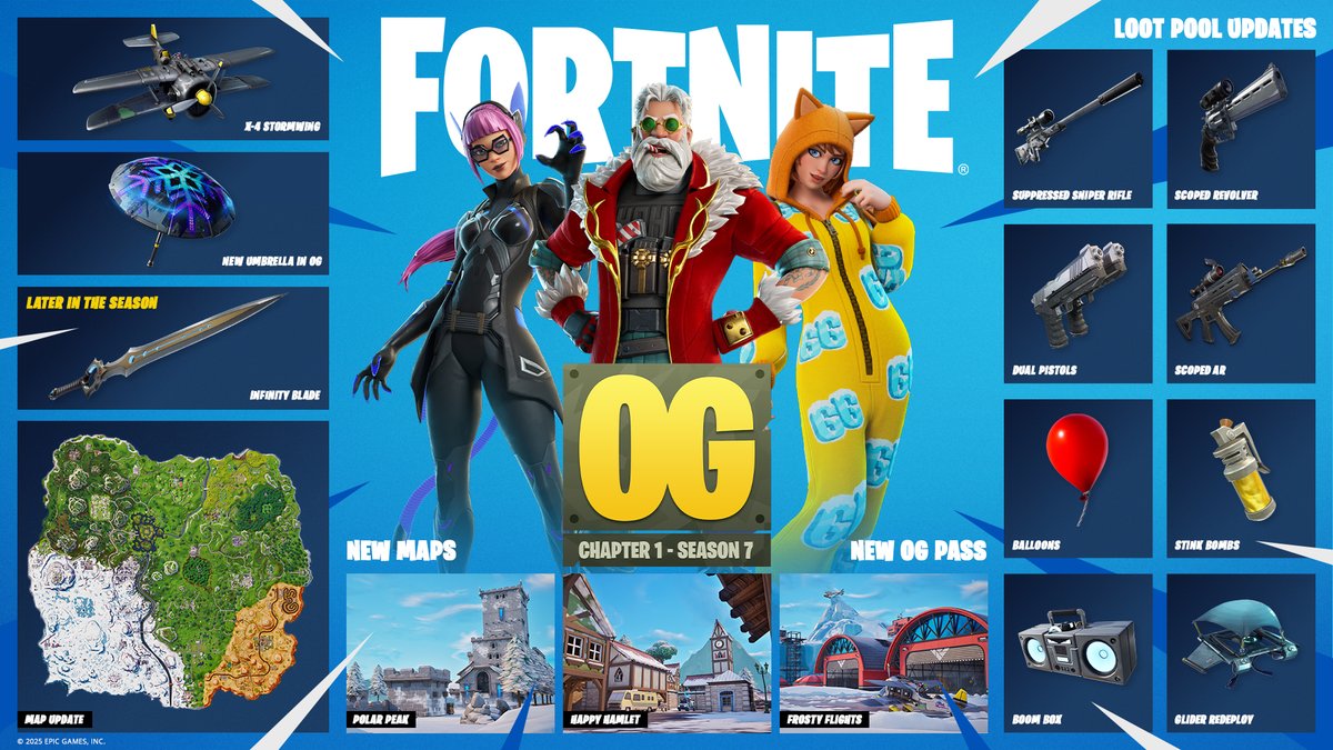 FortniteJP's tweet photo. 見逃すな...

OG シーズン7、12月11日開幕。（米国時間） https://t.co/YlFD1D9vSu